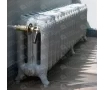 Installation of a cast -iron radiator