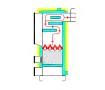 Schema de funcționare a cazanului LOGITERM standardMAX