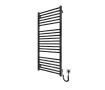 Electric heated towel rail LOJIMAX Platinum Black 500mm. 1000mm.