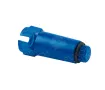 Polypropylene plug blue