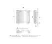 Design radiator GORGIEL IBERIS H AIB H 60/100