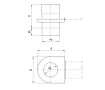 Siber-cu poarta FERRUM d.115 mm (inox 430/0,8 mm)