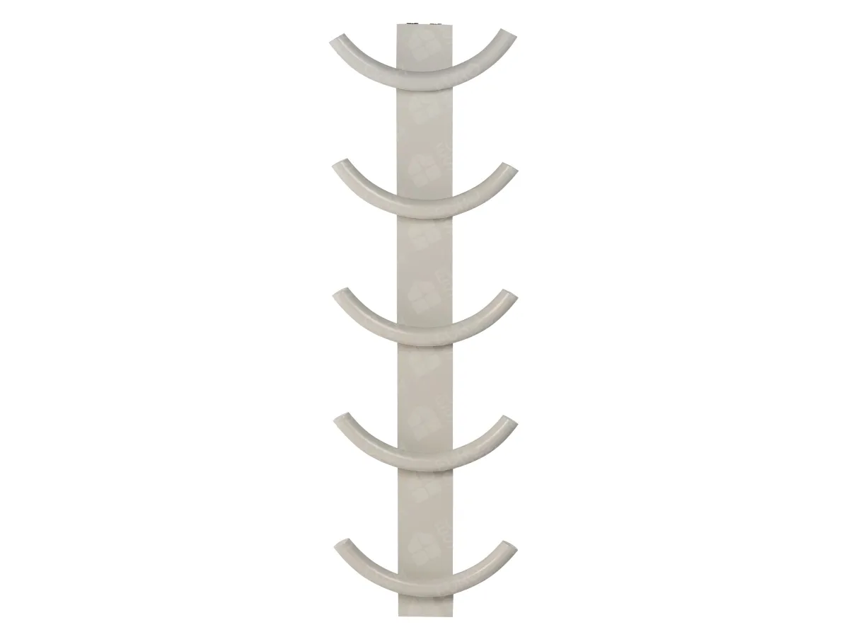 LOJIMAX designer towel warmer, OXY collection, front view 