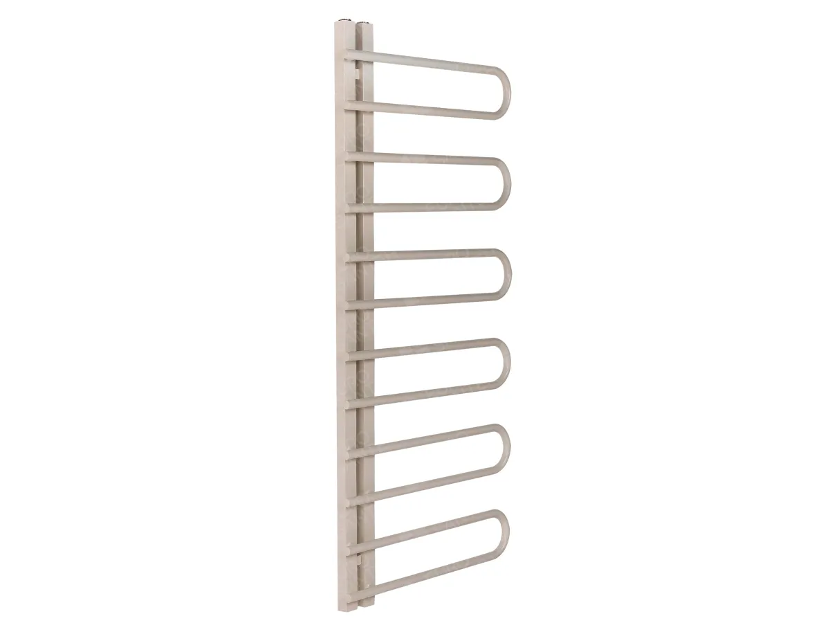 LOJIMAX designer towel warmer, CORTE collection, right view
