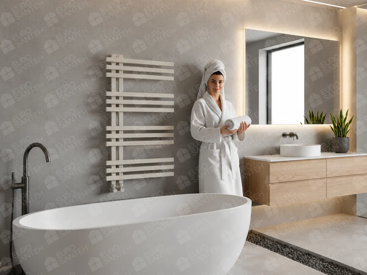 CARISA TERRA Collection Designer Towel Radiator 1296x500 mm, LEMON