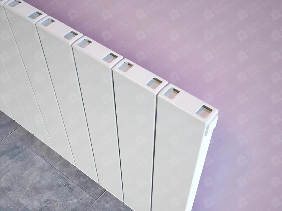 Radiator de designer LOJIMAX colecția FLAT 500x1094 mm, Alb