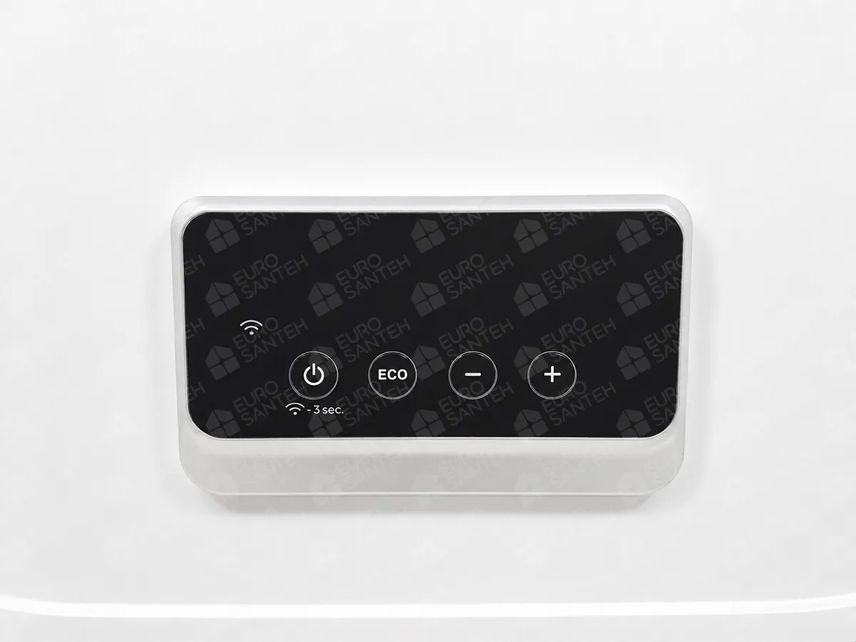 Boiler electric ZEUS SLIM COMPACT 50 l, panou de control