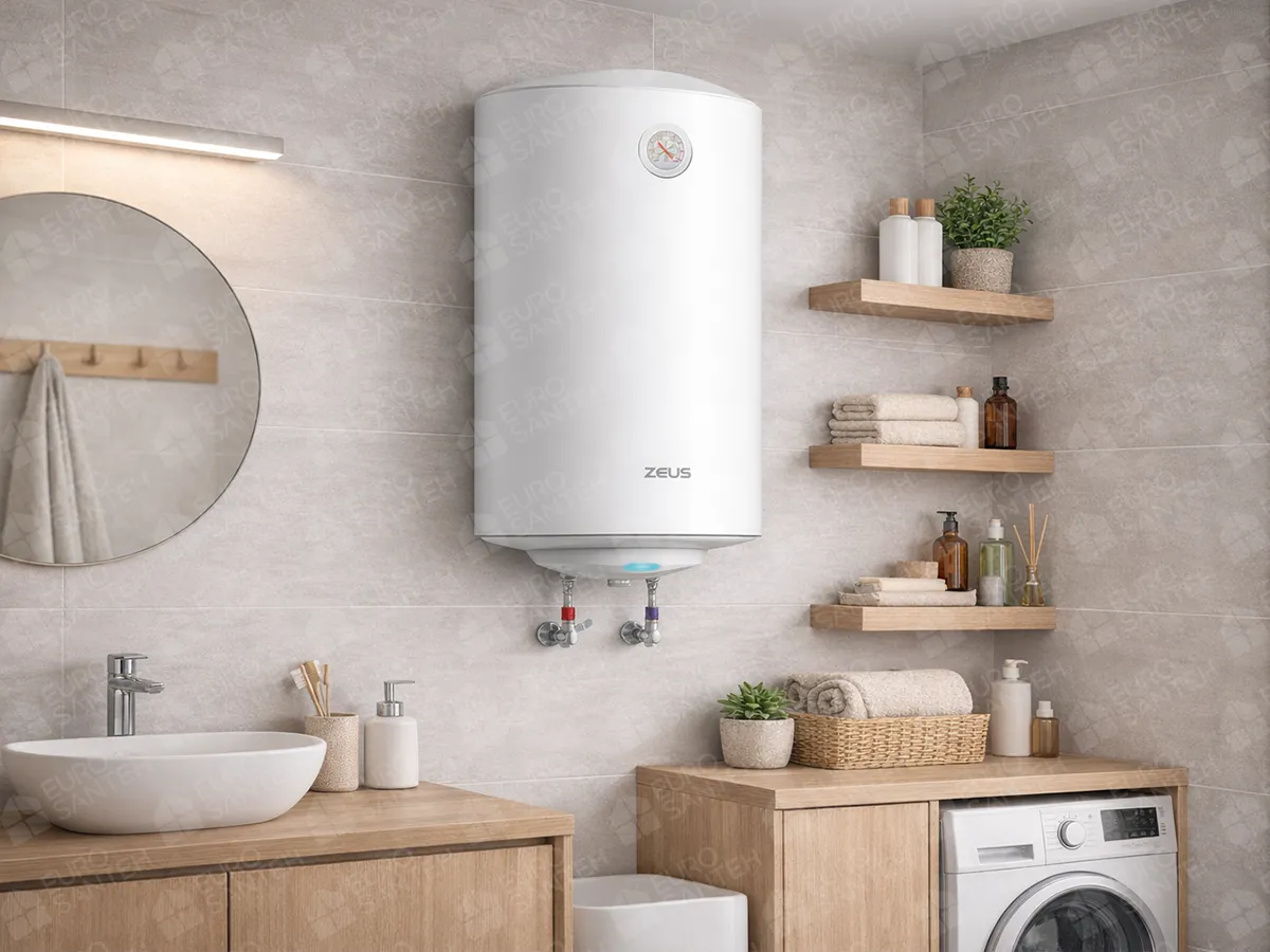 Electric water heater ZEUS CLASSIC 30 L, in the interior