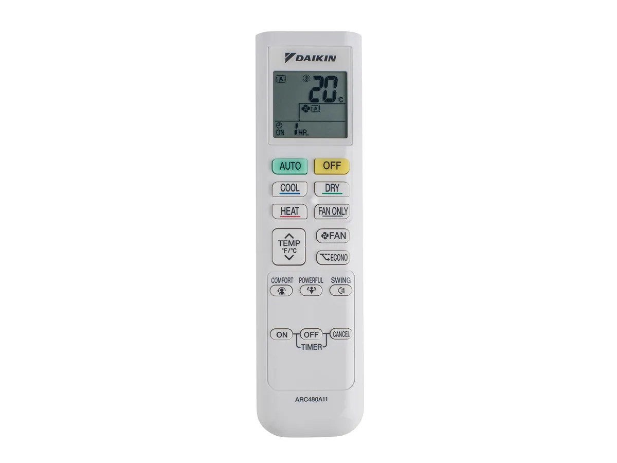 Remote control from DAIKIN Inverter R32 Nepura COMFORA