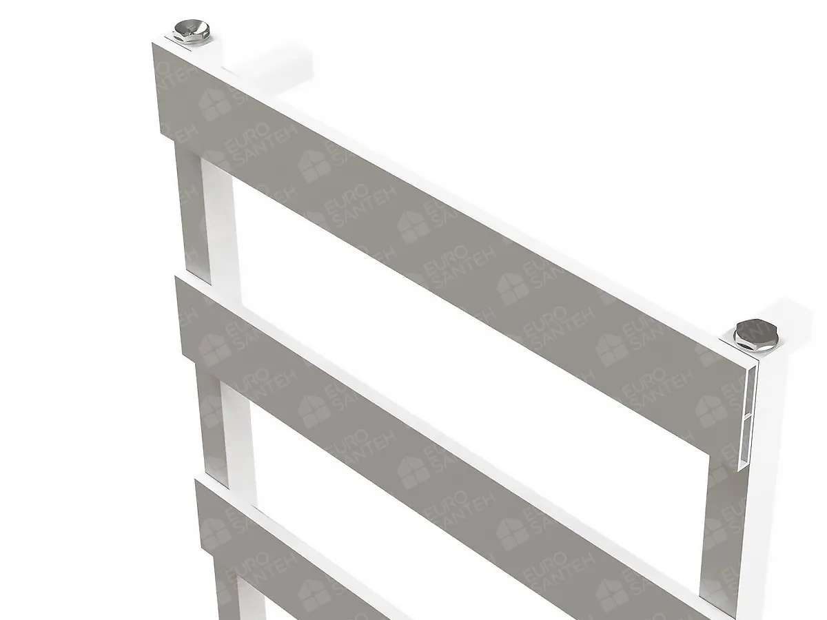 Uscător de prosoape de design CARISA, colecția NINOVA BATH, 810x480 mm, ALB