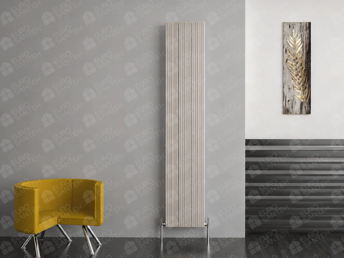 Дизайнерский радиатор CARISA коллекция MONZA DOUBLE 1800x470 мм, LEMON, в комнате