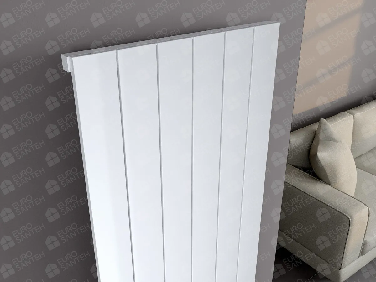 Designer radiator LOJIMAX KALSEDON, close-up view