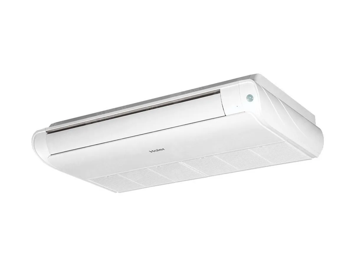 Image of the indoor unit of the floor-ceiling HAIER on the ceiling