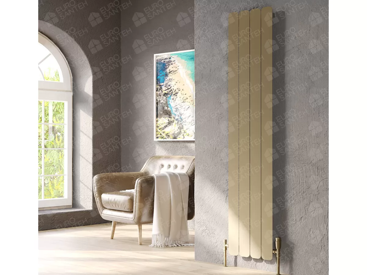 Designer radiator LOJIMAX, collection  SERRO height 300 mm. width 306 mm. white mat