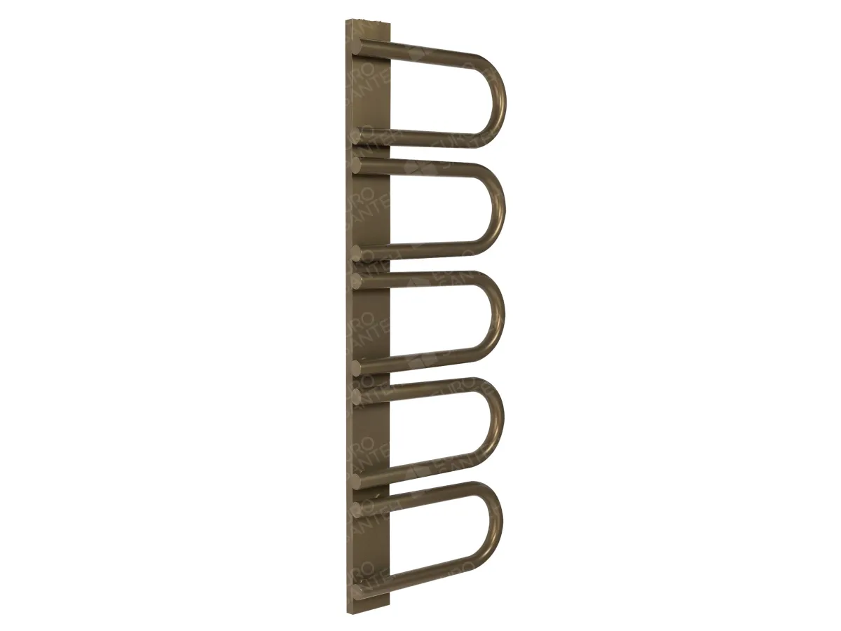 LOJIMAX designer towel warmer, PANA collection, right view