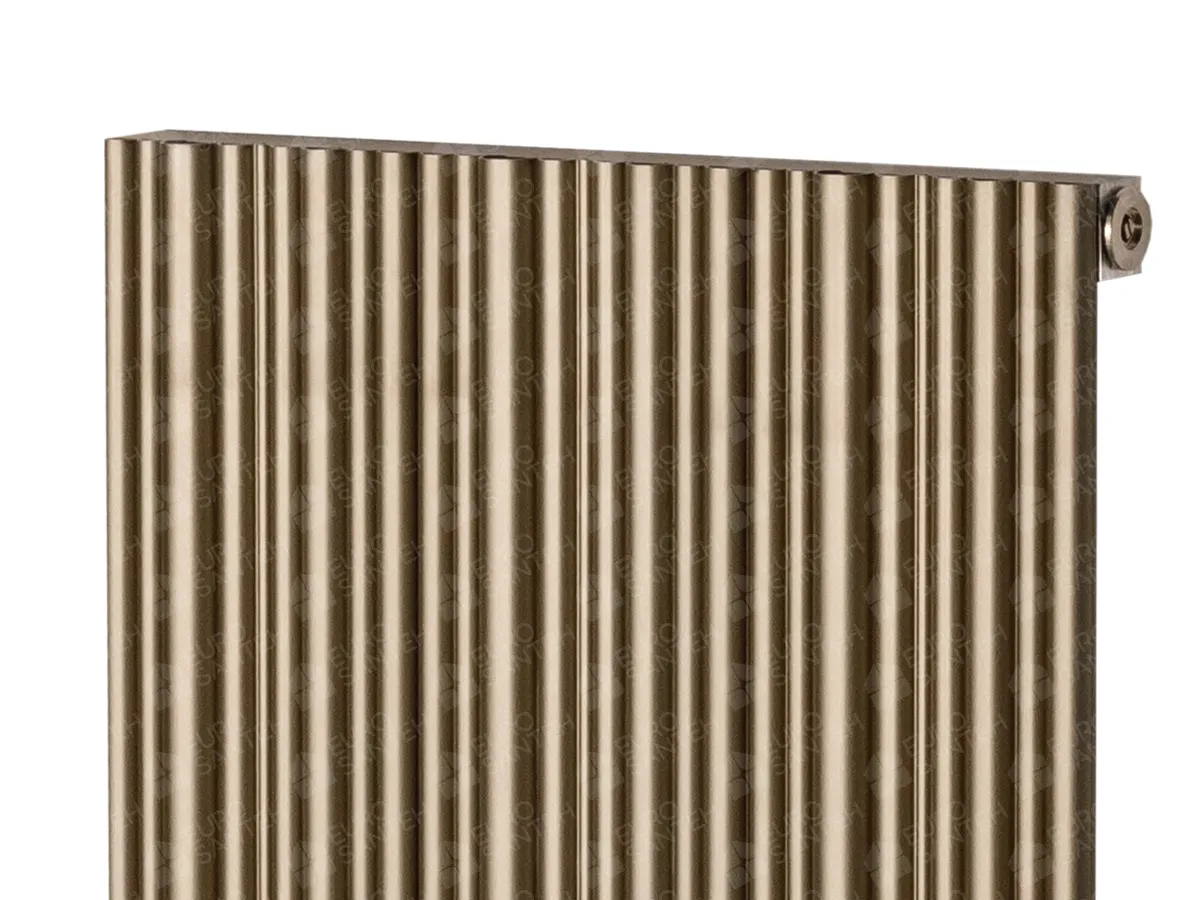 Designer radiator LOJIMAX BAMBOO, close-up view