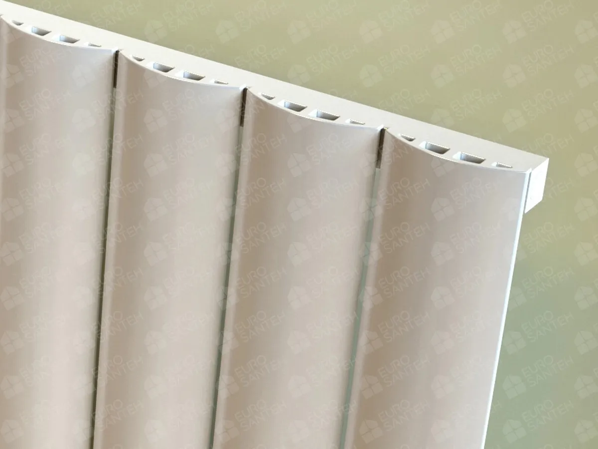 Radiator de designer LOJIMAX colecția OTIS 1400x516 mm, Alb