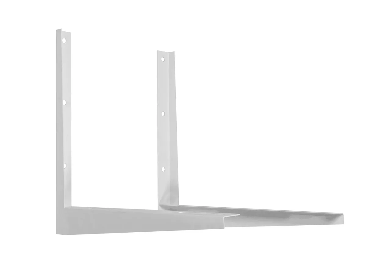 Brackets for the outdoor unit, side view