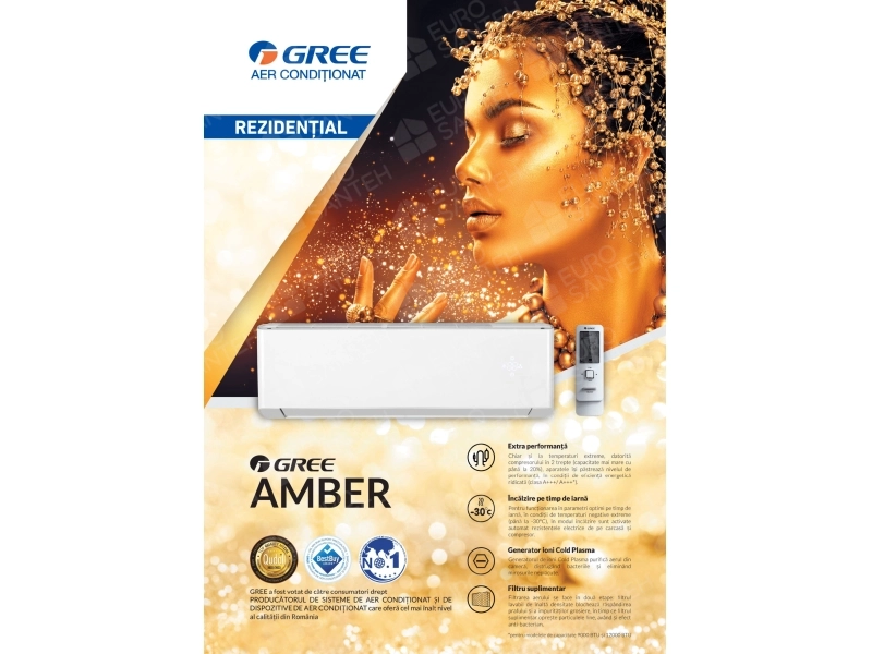 Conditioner GREE AMBER Inverter GWH24YE-24000 BTU