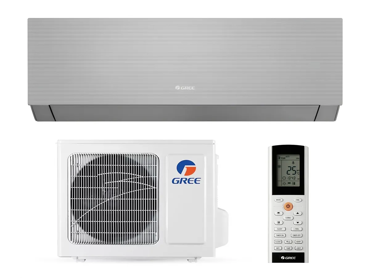 Indoor and outdoor units, air control panel Air conditioner GREE CLIVIA SILVER D.C.