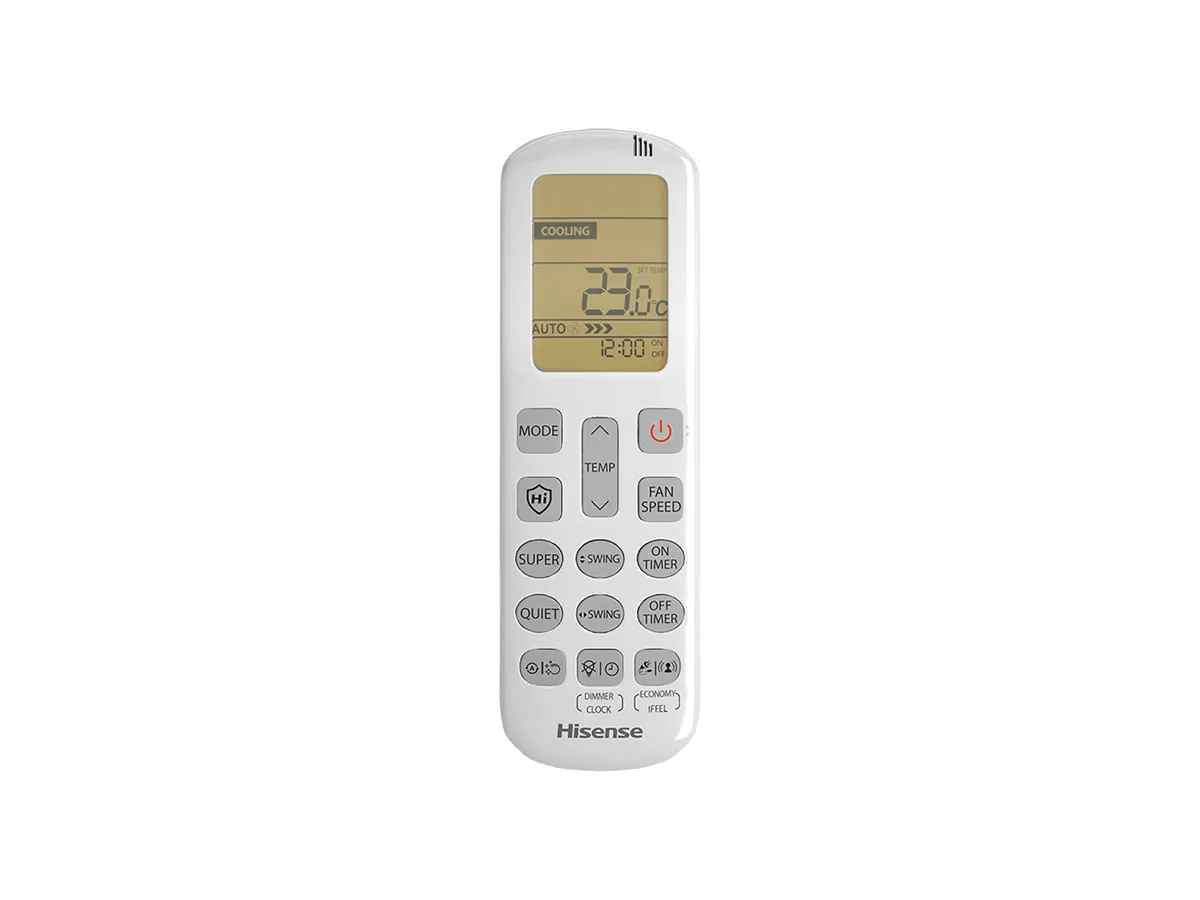 Remote control from Hisense Energy Inverter R32