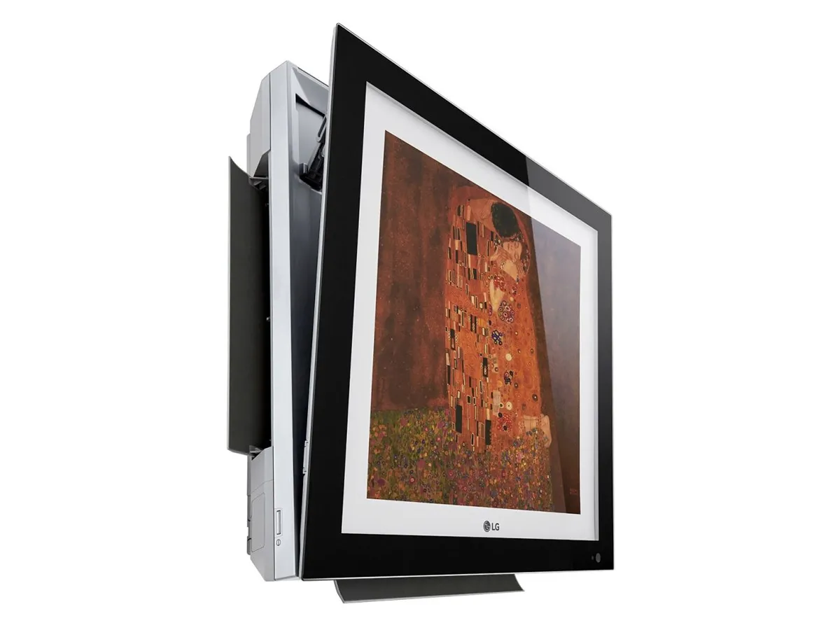 LG ARTCOOL Mirror indoor unit, side view