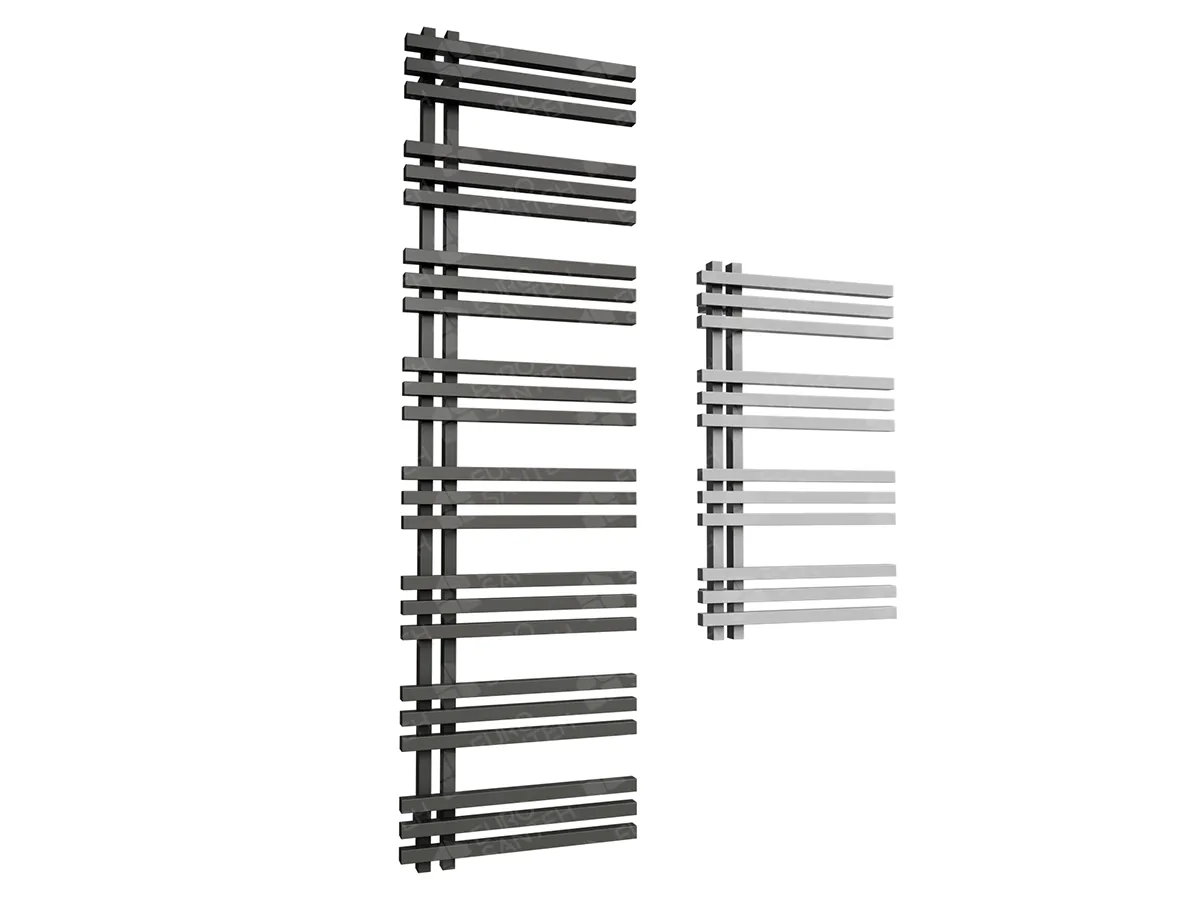 CARISA TERRA Collection Designer Towel Radiator 852x500 mm, BLACK