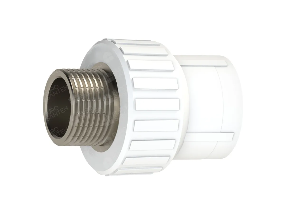 Polypropylene metal transition (PPR) M d.32x1 , side view