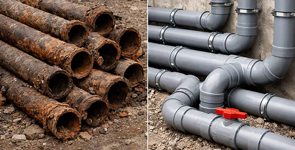 Replacement of old sewer systems