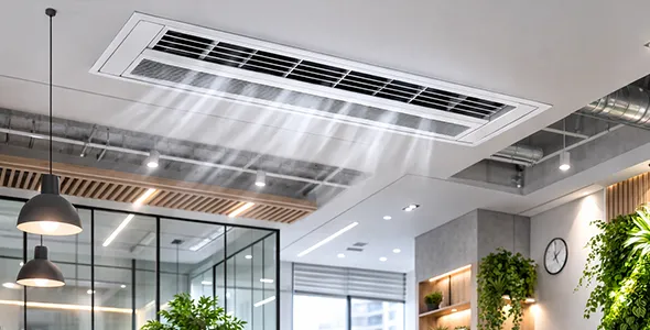 Installation of commercial air conditioners
