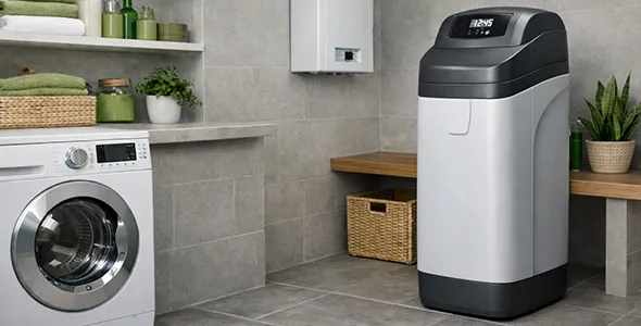 Water softeners against scale buildup