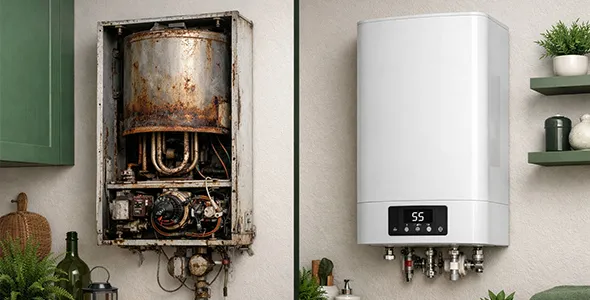 Replacement of an old boiler