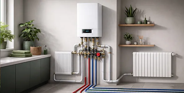 Connecting the boiler to the heating system